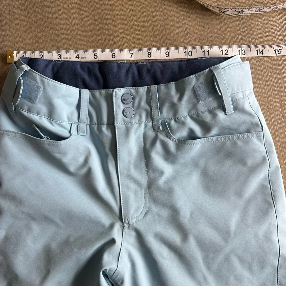 Roxy girls Light blue ski snowboard snowpants XL/14